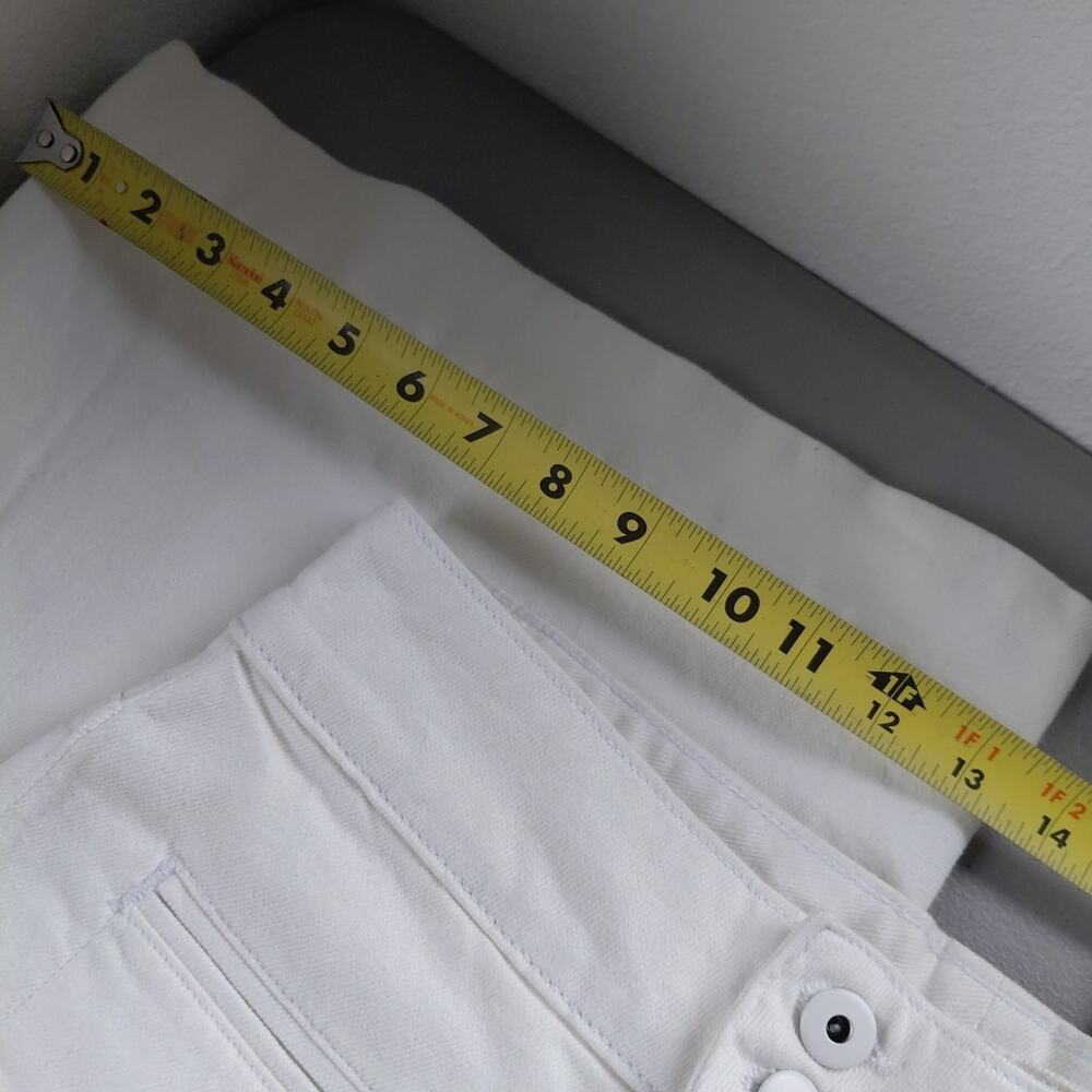 Ryegrass Jeans White Womens High Rise Super Flare Size 12 NEW Boho Coastal Chic - Picture 11 of 12